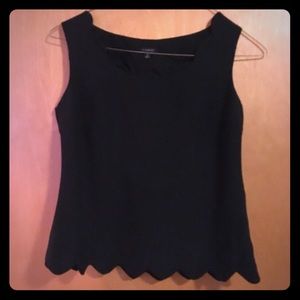 Talbots scallop Top